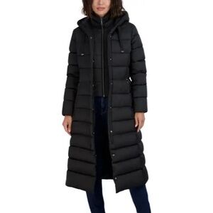 Tahari Nellie Hooded Puffer Coat (w/o Fur)